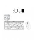 Teclado + raton subblim combo plata portugues