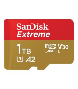 Tarjeta memoria micro secure digital 1tb sandisk extreme clase 10 uhs - i u3 + adaptador