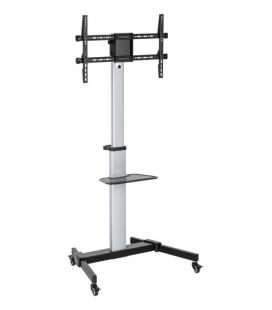 Soporte suelo con ruedas ewent vesa hasta 86 pulgadas 600x400mm max 50kg