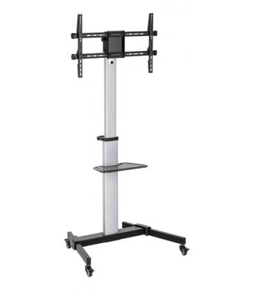 Soporte suelo con ruedas ewent vesa hasta 86 pulgadas 600x400mm max 50kg