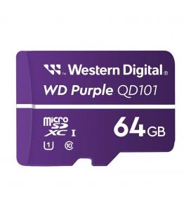 Tarjeta de memoria micro sdxc wd western digital purple sc qd101 64gb uhs - i cl10