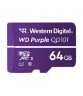 Tarjeta de memoria micro sdxc wd western digital purple sc qd101 64gb uhs - i cl10