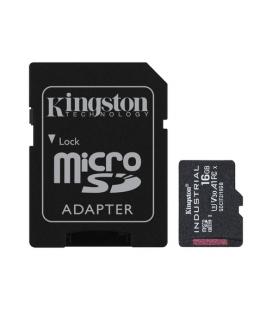 Tarjeta memoria micro sdhc 16gb kingston industrial uhs - i u3 cl10 + adaptador