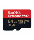 Tarjeta memoria micro secure digital 64gb sandisk extreme pro clase 10 uhs - i u3 + adaptador