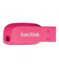 Memoria usb 2.0 sandisk 16gb cruzer blade rosa