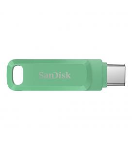 Memoria usb 3.2 usb tipo c sandisk 64gb ultra dual drive go verde absenta