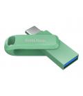 Memoria usb 3.2 usb tipo c sandisk 64gb ultra dual drive go verde absenta