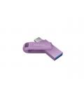 Memoria usb 3.2 usb tipo c sandisk 256gb ultra dual drive go lavanda