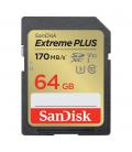 Tarjeta memoria secure digital sdxc 64gb sandisk extreme plus clase 10 uhs - i u3