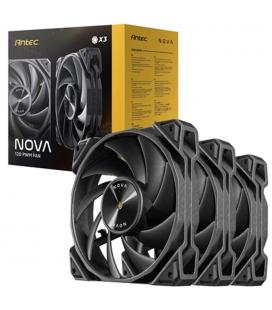 Ventilador cpu antec nova 3x 120mm negro
