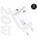Cargador de pared gan subblim 20w charger usb c/ 1xusb tipo-c/ 20w