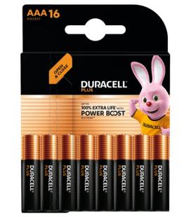 Pack de 16 pilas aaa duracell plus power boost dpblr3b16/ 1.5v/ alcalinas