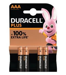 Pack de 4 pilas aaa duracell plus power boost dpblr3b4/ 1.5v/ alcalinas