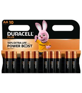 Pack de 10 pilas aa duracell plus power boost dpblr6b10/ 1.5v/ alcalinas