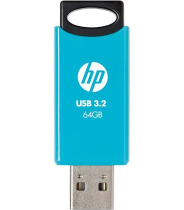 Pen Drive HP 712w 64GB USB 3.2 Gen 1 Tipo A Azul, 120MB/s, Deslizable