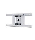 Soporte fijo de pared phoenix para tv hasta 20 kg gris metalizado