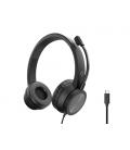 Auriculares conceptronic polona05bc usb - c negro