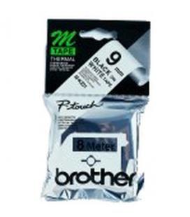 Cinta laminada brother mk221bz 9mm x 8m