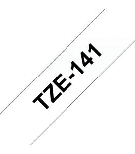 Cinta laminada brother tze141 18mm x 8m
