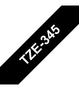 Cinta laminada brother tze345 18mm x 8m
