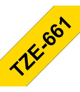 Cinta laminada brother tze661 36mm x 8m
