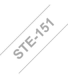 Cinta laminada brother ste151 24mm x 3m
