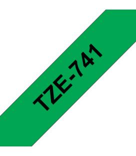 Cinta laminada brother tze741 18mm x 8m