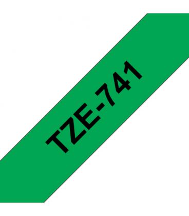 Cinta laminada brother tze741 18mm x 8m