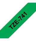 Cinta laminada brother tze741 18mm x 8m