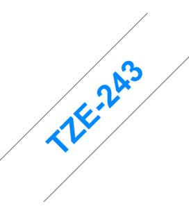 Cinta laminada brother tze243 18mm x 8m