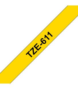 Cinta laminada brother tze611 6mm x 8m