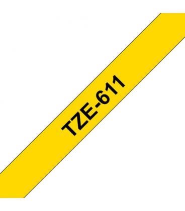 Cinta laminada brother tze611 6mm x 8m