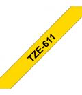Cinta laminada brother tze611 6mm x 8m