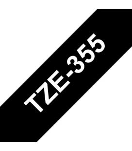 Cinta laminada brother tze355 24mm x 8m
