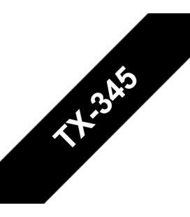 Cinta laminada brother tx345 18mm x 15m