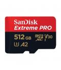 Tarjeta memoria micro secure digital 512gb sandisk extreme pro clase 10 uhs - i u3 + adaptador