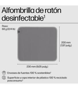 Alfombrilla hp 105 8x595aa/ 2 x 200 x 230mm/ gris