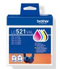 Multipack brother lc521val negro - cian - magenta - amarillo