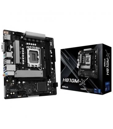 Placa base asrock h810m - x matx - 2x ddr5 - 4x sata3