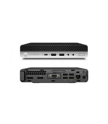 Ordenador reacondicionado mini hp elitedesk 400 g3 - i5 - 6th - 8gb - 256gb nvme - win 10 pro - sin cable trebol