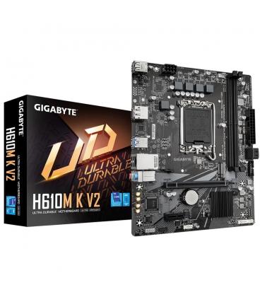 Placa base gigabyte h610m k v2 matx lga 1700 - 2x ddr5 - 2x sata 6gb - s