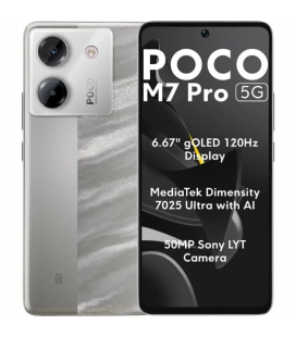 Smartphone xiaomi poco m7 pro 12gb/ 512gb/ 6.67'/ 5g/ plata