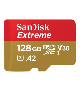 Tarjeta memoria micro secure digital 128gb sandisk extreme clase 10 uhs - i u3 + adaptador