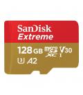Tarjeta memoria micro secure digital 128gb sandisk extreme clase 10 uhs - i u3 + adaptador
