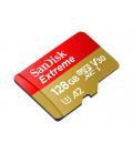 Tarjeta memoria micro secure digital 128gb sandisk extreme clase 10 uhs - i u3 + adaptador