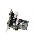 Tarjeta pci express startech pex4s553 4 puertos serie