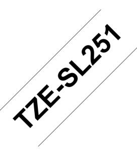 Cinta laminada brother tzesl251 24mm x 8m