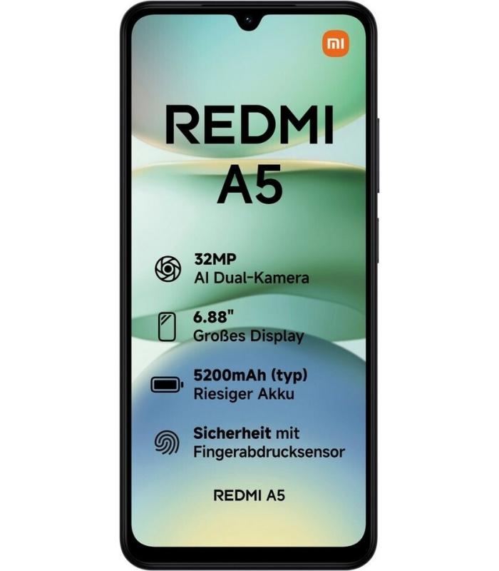 Smartphone xiaomi redmi a5 3gb/ 64gb/ 6.88'/ negro
