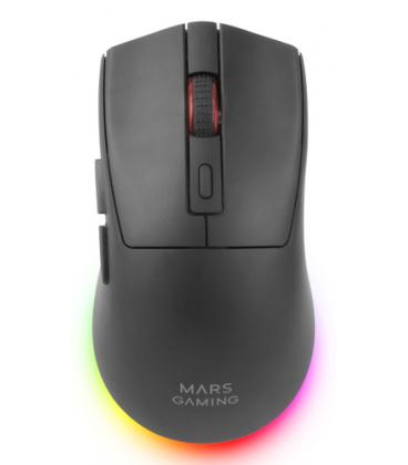Ratón gaming inalámbrico mars gaming mm-t3/ batería recargable/ hasta 14400 dpi