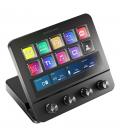 Stream deck mars gaming msd-pro/ 10 teclas lcd + 4 diales personalizables/ negro